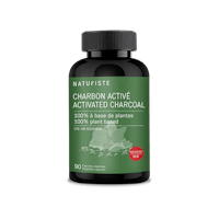 a bottle of naturopathic active activated charcoal