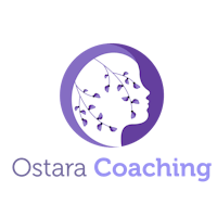ostra coaching logo on a black background