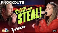 blake uses his steal on the voice