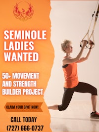 seminole ladies wanted 50 movement and strength builder project