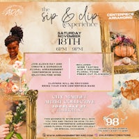 the sip & club experience flyer
