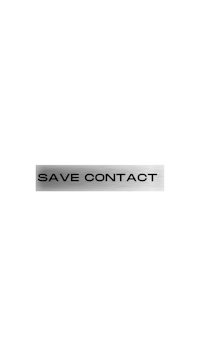 a save contact sticker on a black background