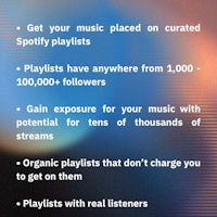 get your music placed curated spotify playlists