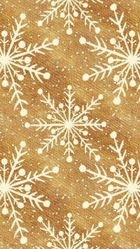 a snowflake pattern on a beige background