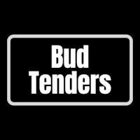 bud tenders logo on a black background