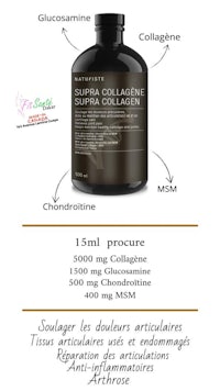 the ingredients of a bottle of collagen suprcolate