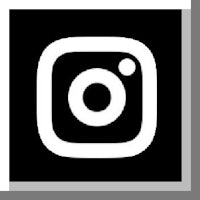 the instagram logo in black and white