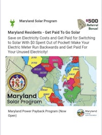 maryland residents get paid to go solar