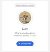 rex dna testing complete