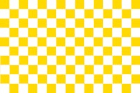 a yellow and white checkered pattern