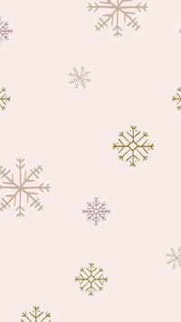 a snowflake pattern on a pink background