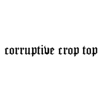 the logo for corporative crop top