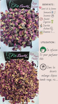 a list of different types of rose petals