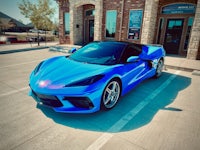C8 Corvette, wrapped in Paint Protection film by stek