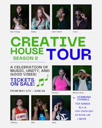 a flyer for creative house season 2