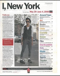 a newspaper article about j new york