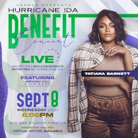 hurricane ida benefit live flyer