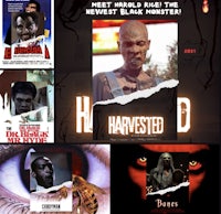 a poster for the movie 'harvested'