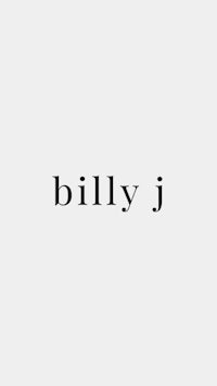 billy j logo on a white background