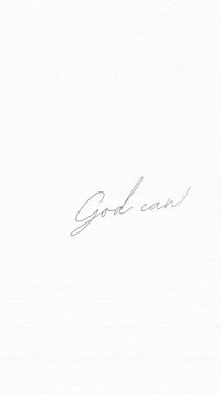 a white background with the word god can written on it