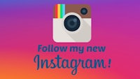 follow my new instagram