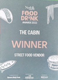 the cabin is the winner of the food drink awards