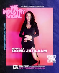 the industry social with guest dj bomb jarlam