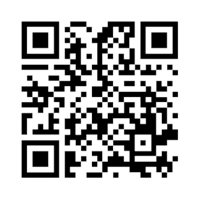 an image of a qr code on a black background