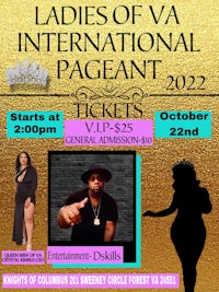 a flyer for the ladies of va international panther