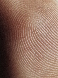 a close up of a person's fingerprint