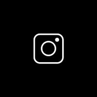 a white instagram logo on a black background