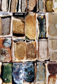 a collection of different types of rocks and soils