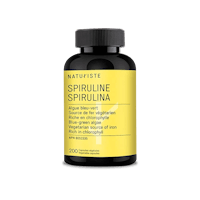 a bottle of spirulina spirulina