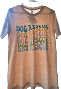 a t - shirt that says dog rescue dog rescue