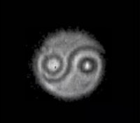 a black and white image of a yin - yang symbol