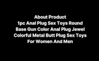 about product anal plug sex toys for women