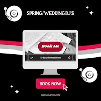 spring wedding dj's booking page