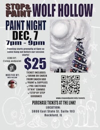 stop paint wolf hollow paint night flyer