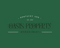 the logo for oasis property management in kentucky