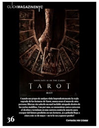 a poster for the movie tarot