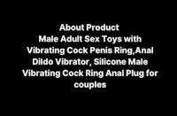 about product male sex toys vibrating cock penis ring anal diablo ring silicone for couples