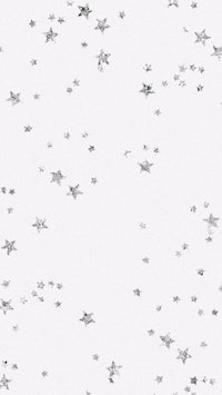 silver stars on a white background