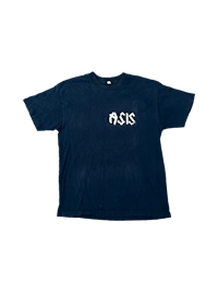 a blue t - shirt with the word ois on it